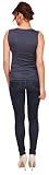 Happy Mama Damen Umstandsmoden Stillshirt in Wickeloptik Empire-Taille Top. 371p - 6