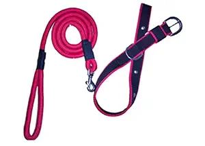 JAPIN Dog Neck Collar Belts and Rope Set Waterproof for Medium Dogs