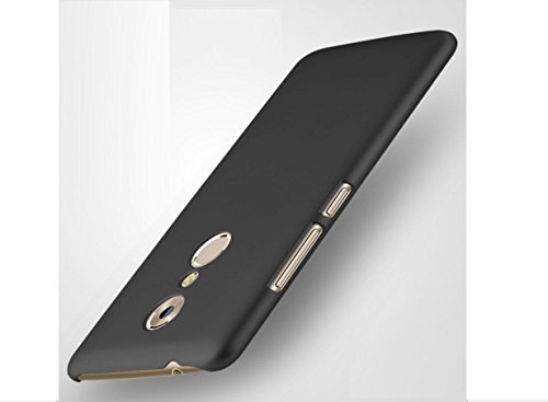 EIISION ZTE AXON 7 Funda Ultra ligero Suave mate sedoso pintura PC Funda protectora de tel  fono  Negro 