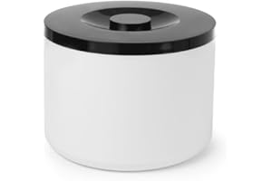 HENDI Eiseimer, BarUp, Doppelwandig, Eisbehälter, Eiskühler, 10L, ø292x(H) 220mm, Polystyren,Weiß, Schwarz