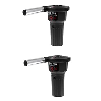 Sharplace 2pcs Grillventilator Bbq Barbecue Grill Fn Handgeblse Grillgeblse Grillanznder Outdoor Camping Garten Picknick