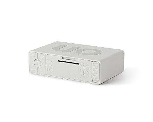 Lexon LR143W7 Wecker, ABS, Gummi, Mastic-Weiß, 8, 3 x 5, 2 x 2, 4 cm - 5