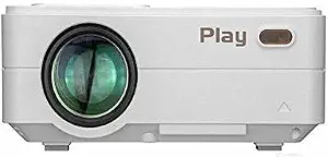 PLAY 3000 Lumen Android 6.0 OS System Projector Portable Smart HD, TV, LED, 1080P Built - 1 Year Warranty with USB HDMI VGA AV INPUT AUDIO connectivity for Home Entertainment or Educational & Office