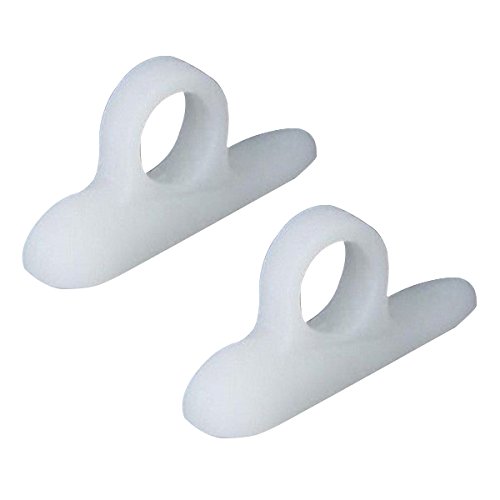 Toe Crests Hammer Straightener - TOOGOO(R) 2 Pairs Silicone Gel Toe Crests Hammer Straightener Cushion Claw Relief Correct