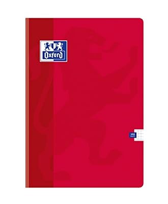 Cambridge Oxford 100104139 cahier broché 192 pages petits carreaux 5x5 Coloris aléatoire 210x297 mm