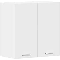 Haaus Unterschrank 2-türig Weiß - 60x50x80cm, Aus Melamin-Spanplatte