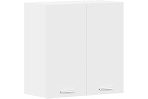 vidaXL Armario Colgante Lyon de, Blanco, 60 x 31 x 60 cm, Madera de ingeniería