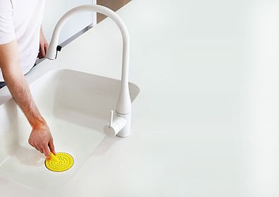 TWEAK SMALL GELB – INNOVATIVE DRAINER SILICON FÜR IHRE SINK - 2