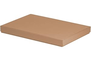 Rössler Papier 13521453620 - Boxline Carton rectangulaire, convient pour DIN A4, Kraft, 1 pièce