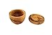 D.O.M. Shaving bowl with lid made of olive wood