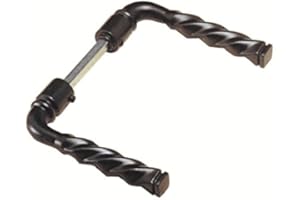 DUVAL BILCOCQ DFA33254 Béquille Double 1171 alu Noir torsadé Carré 6 et 7 mm Serrage 30-85mm-37-0108-2611