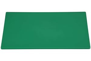 Acense Professional Large Chopping Board Catering Food Prep Cutting Colour Coded (Green)