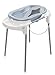 Produktbild Rotho Babydesign Badestation TOP / 100 cm Breite / Babywanne babybleu perl mit Aufbewahrungsfächer & Badewannenständer, höhenverstellbar / inkl. Wanneneinlage blau und Ablaufschlauch