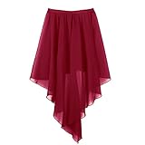 Falda de ballet de gasa para mujeres y niñas, talla única