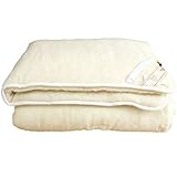 Sur-lit, sur-matelas, sur-lit, housse 100 % laine (90 x 200)