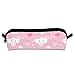 Produktbild Elephant Clouds On PinkPencil Bag Pen Case Pen Pencil Stationery Pouch Bag Case PU Leather Small Pencil Pouch for Students children