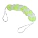 Sourcingmap Nylon Lady Shower Bath Body Mesh Sponge, Green White