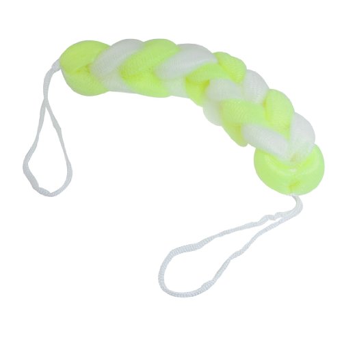 Sourcingmap Nylon Lady Shower Bath Body Mesh Sponge, Green White