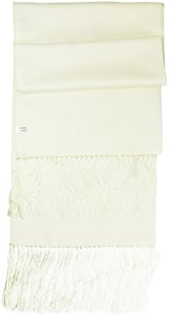 Mens Formal Ivory Silk Scarf