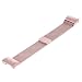 Produktbild JAGENIE Ersatz-Armband für Fitbit Charge 2, magnetisch, Edelstahl, verstellbar, Rose, S