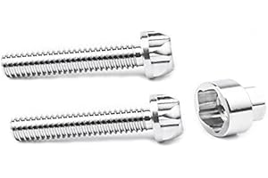 Vis Anti-vol de sécurité boulons M6 M8 M10 304 Accessoires de Voiture à vélo de Montagne en Acier Inoxydable pour Le Style de la Voiture LED Lumière DKEKE (Specifications : M8x40mm)