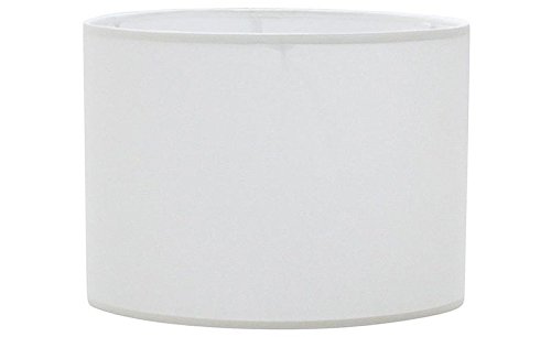 Idea Beleuchtung: Zylinder Lampenschirm zylindrisch Kapuze Lampenabdeckung in Stoff laminiert PVC-Folie, Durchmesser 40 cm; für Lampen Stehleuchten aus dem Boden Wandleuchten Nachttischlampe Kronleuchter und Suspensionen Weiß, Elfenbein, schwarz Wahl, siehe die Erläuterungen Seite und senden E-Mail; eigene Produktion – Made in Italy - 8