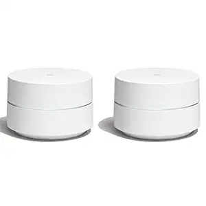 Google WiFi System (Double WiFi Point- Single Pack of 2 Units) (2-Pack) -Router for Whole Home Coverage