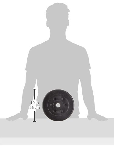 ScSPORTS 20 kg Hantelscheiben-Set Kunststoff 4 x 5 kg Gewichte 30/31 mm Bohrung - 2