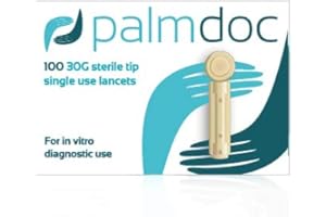 JIANFAN Palmdoc Single Use Lancets for Blood Glucose Monitors