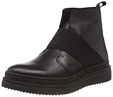 pieces schuhe espadrilles  PIECES Damen PSDESSA Leather Boot Stiefeletten, Schwarz Black, 40 EU