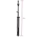 Anself Adjustable Tripod Stand Holder Hairdressing Training Head Mold Mannequin Holder Salon Hair Clamp