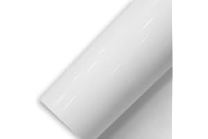 Könighaus Film de voiture blanc brillant 200 x 152 cm sans bulles avec instructions (français non garanti).