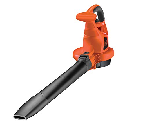 Black+Decker 3-in-1 Set 3000W Elektro-Laubsauger, Metall-Häckslerrad, inkl. Sauger und Blasrohr, 418km/h Blasgeschwindigkeit, GW3030, schwarz orange - 2