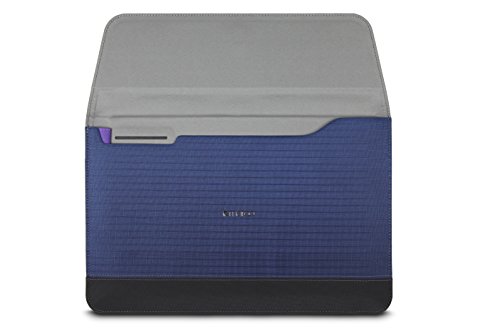 Maroo Tactical Sleeve für Microsoft Surface Pro 3 / Pro 4 / Pro (2017) – von Microsoft zertifizierte Schutzhülle [Nylon & Diamond Grip | Type Cover kompatibel | Außentasche Stylus Halter] – blau/schwarz – MR-MS3453 - 3