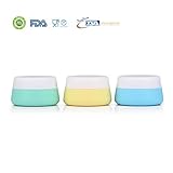 Set of 3 Vesgantti Multifunction Silicone Makeup Container Travel Bottle - Lifetime Guarantee Series - for Travel or Daily Use BPA Free and TSA Airline Approved (25ml)
