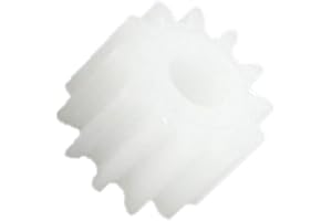 DMiotech 20 Pack 12 Zähne Plastik Zahnräder Modell Reduktionsgetriebe Plastik Schneckenrad Getriebe für Basteln Modell