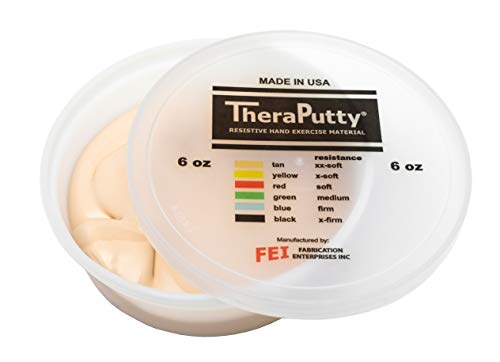 Theraputty Exercise Putty, Tan, 6 Ounce by Theraputty