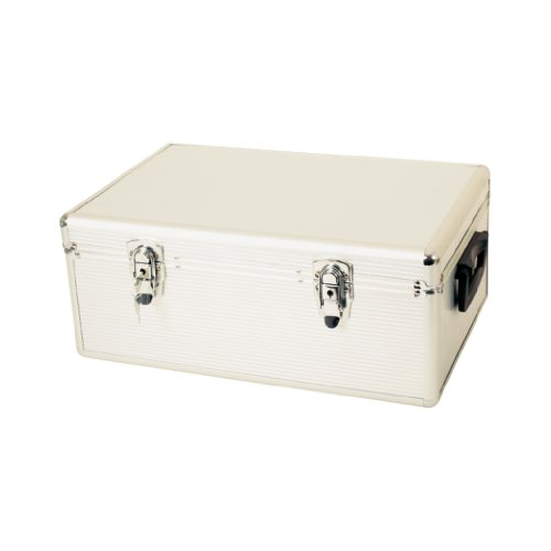 500 CD DVD Aluminium Aufbewahrungsbox/Aufbewahrungskoffer/Aufbewahrungs mit Taschen - 2