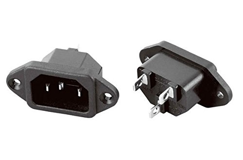 KALTGERÄTE STECKER EINBAU BUCHSE IEC SOCKET INLET C14 10A
