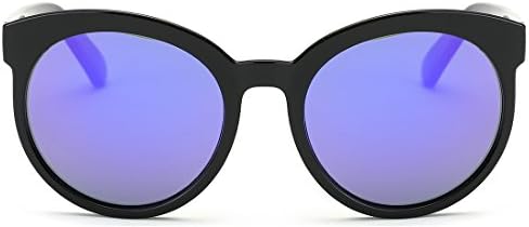 SojoS Kids Soft Flexible Silicone Rubber Polarized Round Mirrored Fashion Sunglasses for Girls SK202 with Purple Lens