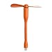 Produktbild reixus (TM) der U89 usb-c Flexible Mini Cool Hand Fans für Smart Handy Laptop Tablet Typ C Jack Schnittstelle Handy Fan [orange]