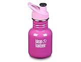  Klean Kanteen Kid Kanteen, K12CPPS 12 oz (354 ml) con Sport Cap (Nuevo 2019) (Bubblegum)