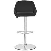 SANDALYE MEKANI SİYAH BAR TABURESİ ERGONOMİK SIRT DETAYLI | ergonomik