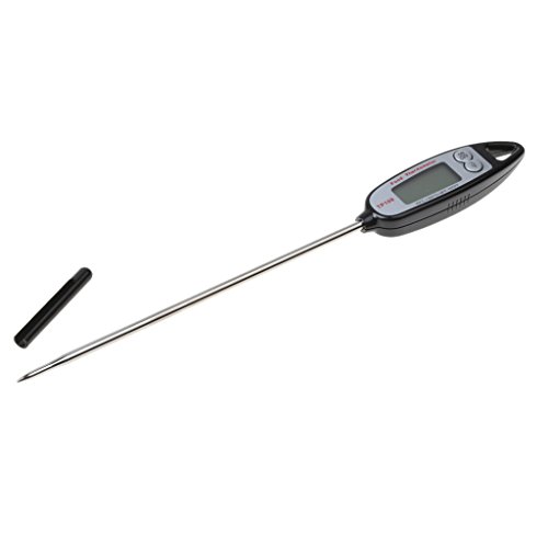 MagiDeal Digital Fleischthermometer Bratenthermometer mit 5,7 Zoll lange Sonde - 3