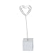 Produktbild Silber cube Harz Basiskarte Bild Memohalter Fotocliphalter Herzform Drahtbügel