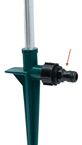UPP® Teleskop Sprenger / Sprenkler/ Regner/Bewässerungsstab/ Sprinkler/ Impulsregner - 2