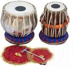 Baba Surjan Singh & Sons - BSSS Professional Wooden Indian Musical Instrument Bayan Tabla, Dayan Tabla For Beginners & Students/Boys/Girls