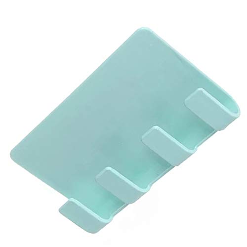 Preisvergleich Produktbild yanana Praktische Adhesive Wandsteckdose Telefon-Halter-Ladebox Halter Standplatz-Halter-Schlüssel Handtuchhalter-Halter Green