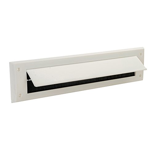 Fixman 916133 Letterbox Draught Seal with Flap 338 x 78 mm White