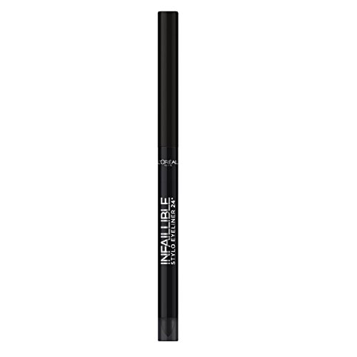 L'Oréal Paris Infaillible Eyeliner, 301 Night und Day Black - Eyeliner Stift, 1er Pack (1 x 3 ml)